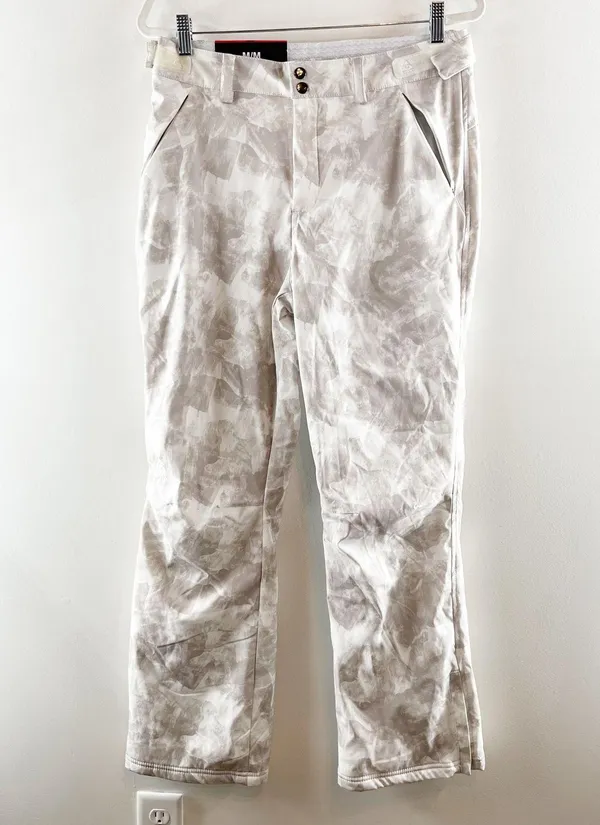 Gerry Camo Snow Ski Winter Pants White Camo Medium - Image 2