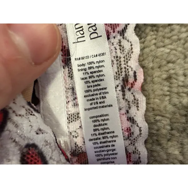 Hanky Panky Signature Lace Padded Bralette Heartbeat $70 NEW - Image 4