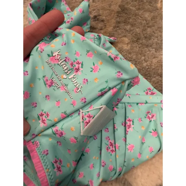 Kulani Kini's Mint Macaron Bikini Size M Bottom Sz L Top NEW $180 MSRP - Image 10