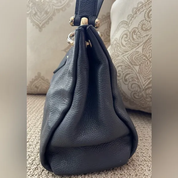 Coach Pebble Leather Shoulder Bag with Good - Image 6