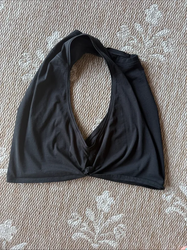 Yogalicious Black Cropped Tank Top - Women's Sleeveless Top 332 LGW6 - Image 2
