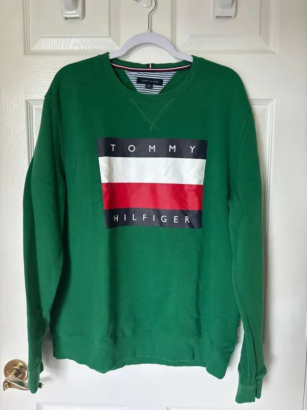 Tommy Hilfiger Green Logo Crewneck - Image 4