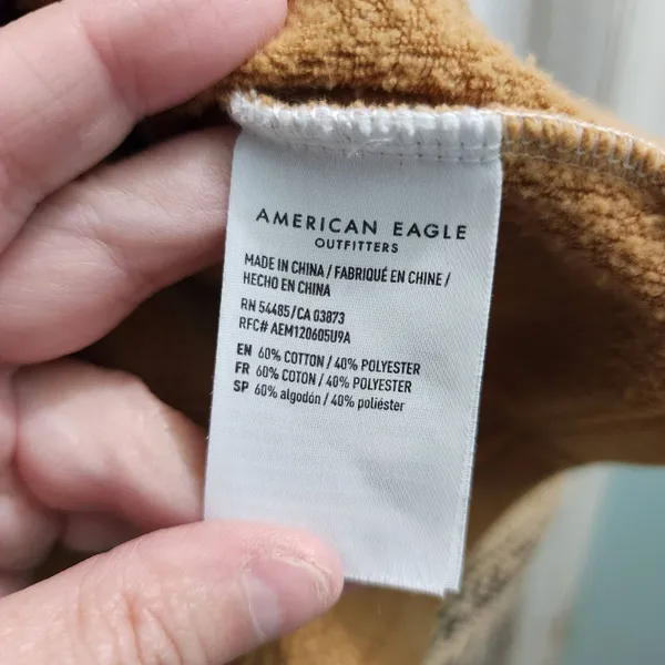 American Eagle Sweater Womens Size S Raglan Multicolor Color‎ Block Long Sleeve - Image 4