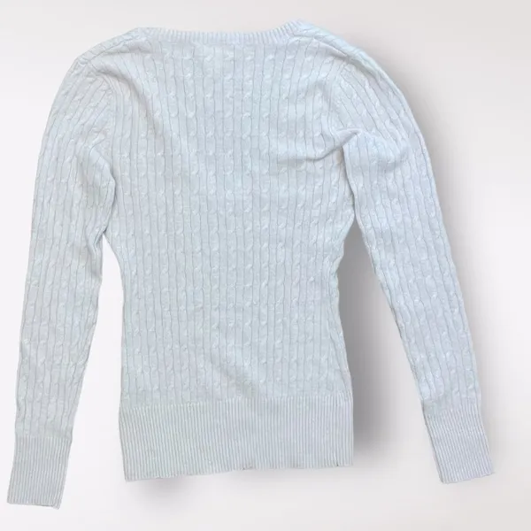 Anthropologie Aphorism Angora‎ Rabbit Hair Cable Knit Sweater Size S - Image 6