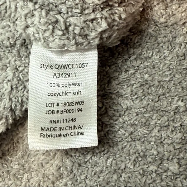 Barefoot Dreams Cozy Chic‎ Cali Cardi Longline Knit Cardigan Lounge Small Gray - Image 12