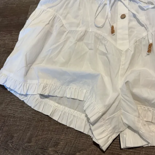 Free People A Sight For Sore Eyes White Romper - Image 7