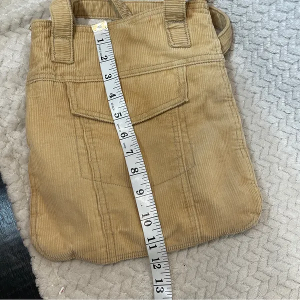 Vintage Y2K Aeropostale Tan‎ Corduroy Small Shoulder Tote Bag - Image 8
