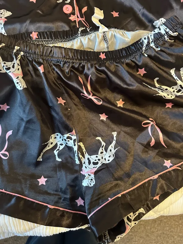 Dalmatian satin pajamas  - Image 4