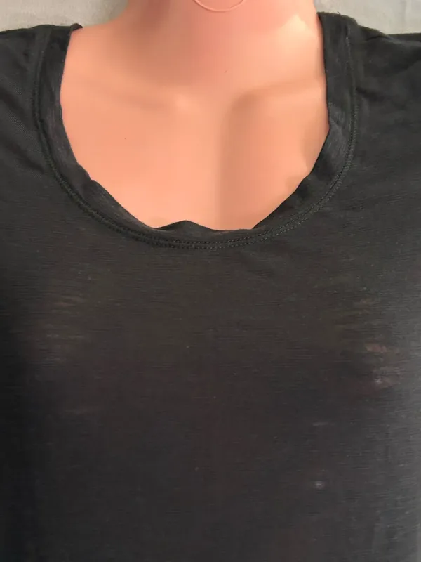 Mudd Women’s Everyday Black Scoop Neck Short Sleeve Tee SM NWT - Image 6