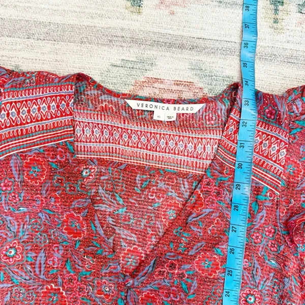 Veronica Beard Womens Boho Mini Dress Size XS‎ Resort Travel Summer - Image 6