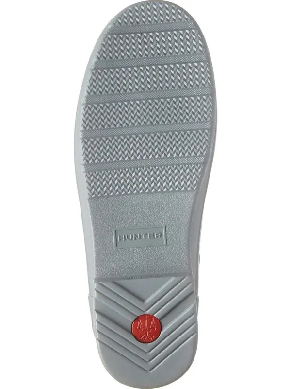 Hunter Original Refined Chelsea Gray Glossy Pull On Rain Boots Women’s US 8 - Image 5