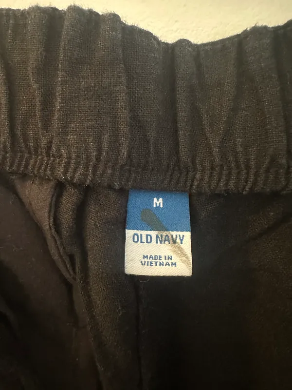 Old Navy Black Linen Pants - Image 3