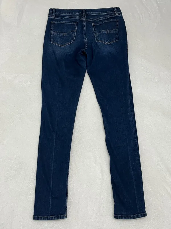 New York & Company Women's Dark Wash Skinny Jeans Size 8 - Image 3