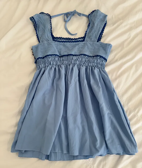 Honey Plum Clothing Linen Baby Doll Dress - Image 8