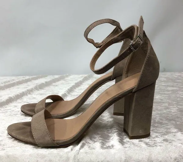 Steve Madden Madden Girl 3 Inch Strap Beella Heels 7.5 nude color - Image 5