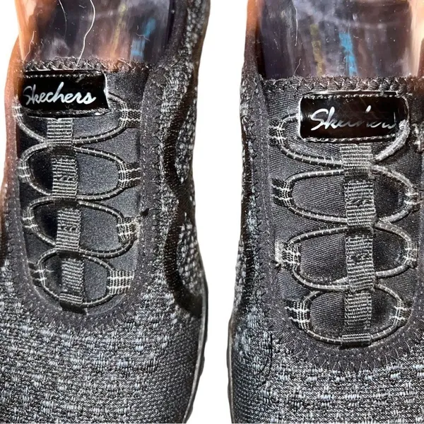 Skechers black breath easy infi-knity slip on shoes - Image 8