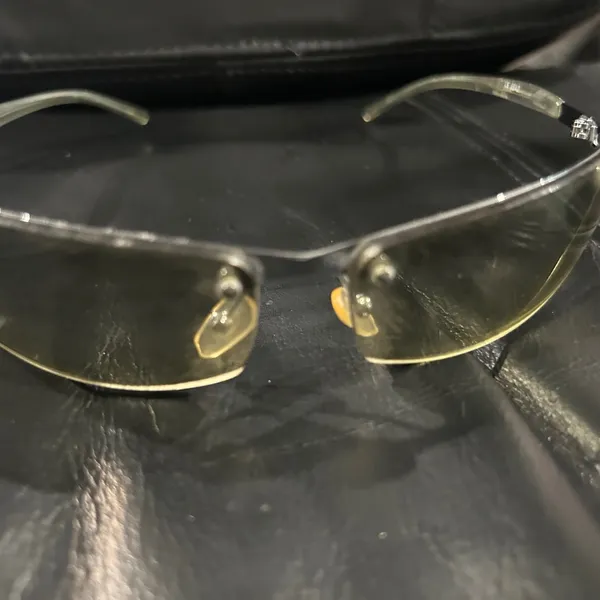 Stylish Silver and Yellow Sunglasses - Image 7