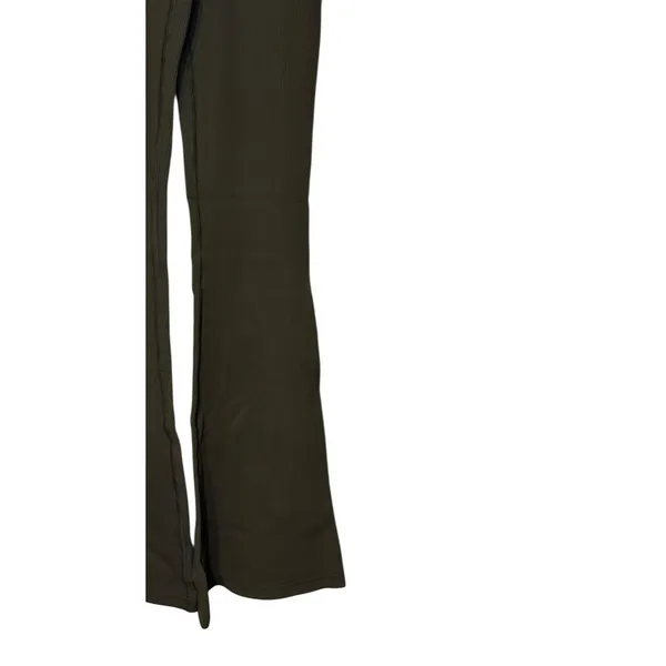Aerie Offline Women's‎ Leggings Foldover Low Rise Flared Leg Green Small NWT - Image 2