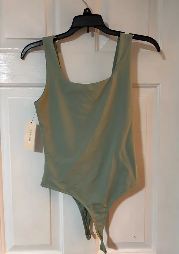 Francesca's New with Tags Green Bodysuit - Image 4