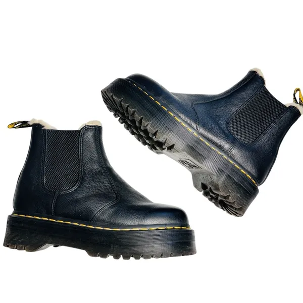 Dr. Martens 2976 Platform Faux- Fur Lined ankle boots - Image 3