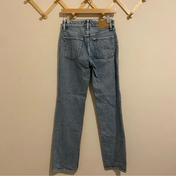 Rag and Bone High Rise Straight Leg Jeans size 23 - Image 7