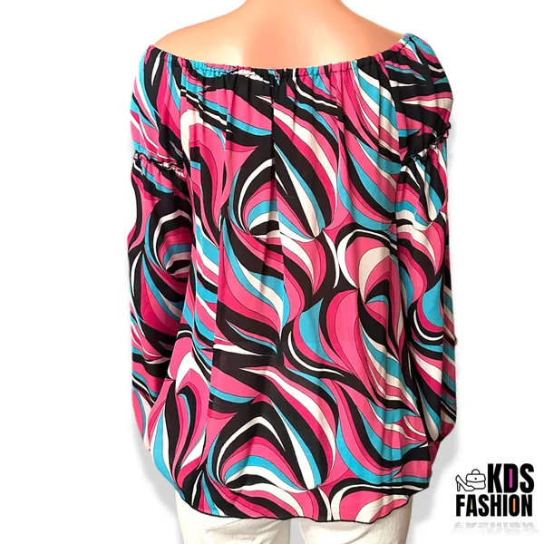Michael Kors Silk Off The Shoulder Top LG - Image 5