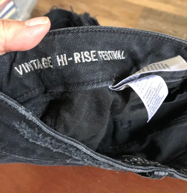 American Eagle Vintage Hi-Rise Festival Shortie Sz8 - Image 6
