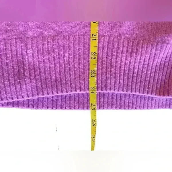 Vince Camuto Pink Fair Isle‎ Sweater Small Classic Oversized Stretch Ski Snow - Image 9