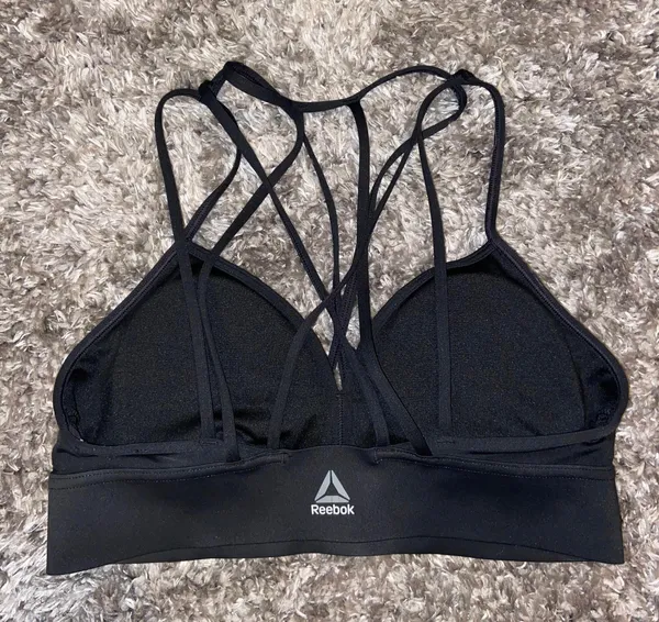 Reebok Black Sports Bra - Image 2