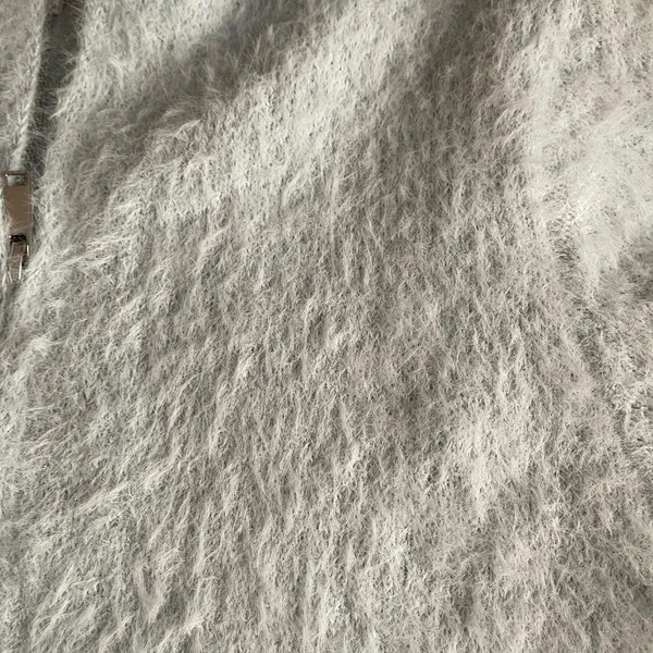 NWT Hazel Moon blue zipped fuzzy sweater XS - Image 4