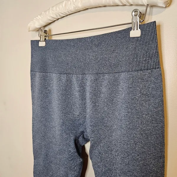 NWOT Balance Athletica Vitality Formation Navy Heather Ankle Leggings High Rise - Image 2