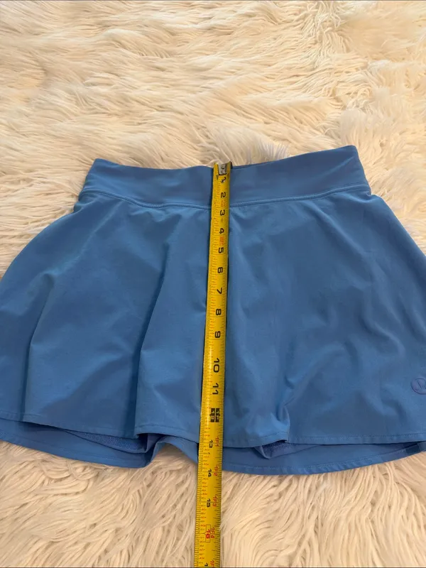 lululemon athletica Light Blue Performance Skort size 6 - Image 7