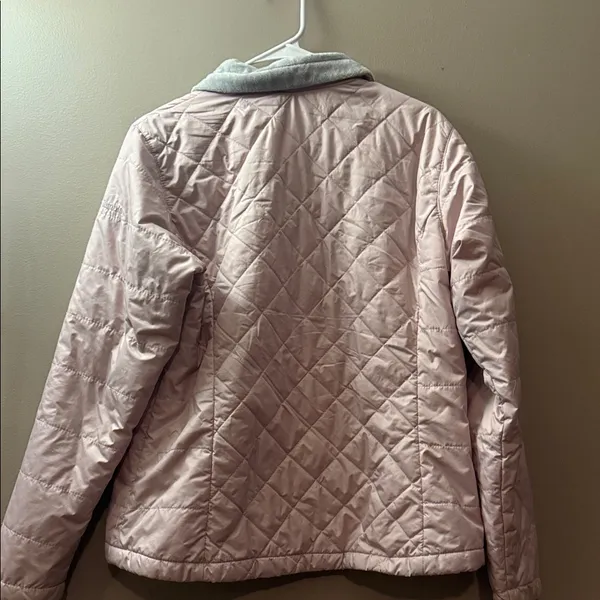 Columbia Women's Light Pink Quilted Puffer Jacket - Image 4