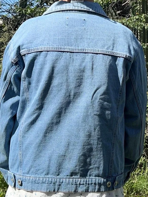 Love Tree blue denim distressed jacket - Image 3