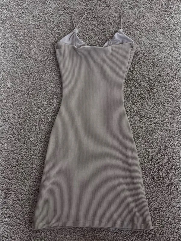 Windsor Ribbed Mini Bodycon Dress  - Image 2