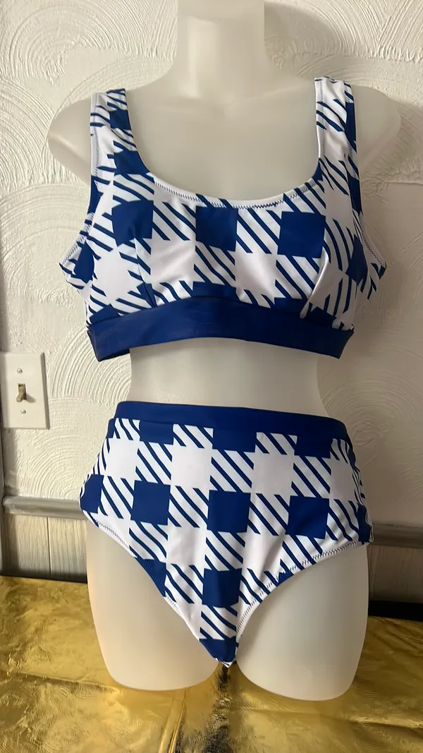 Two piece bikini Blue Size XL - Image 2