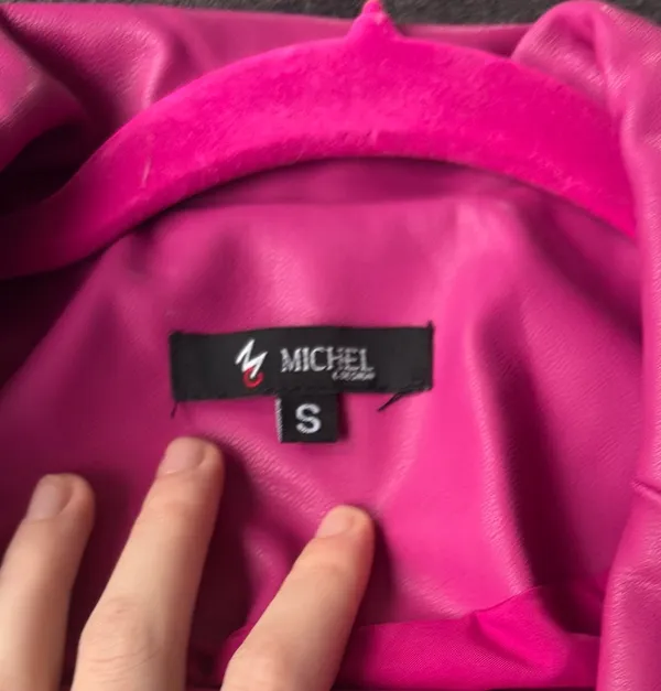 Pink Cropped Blazer - Image 3