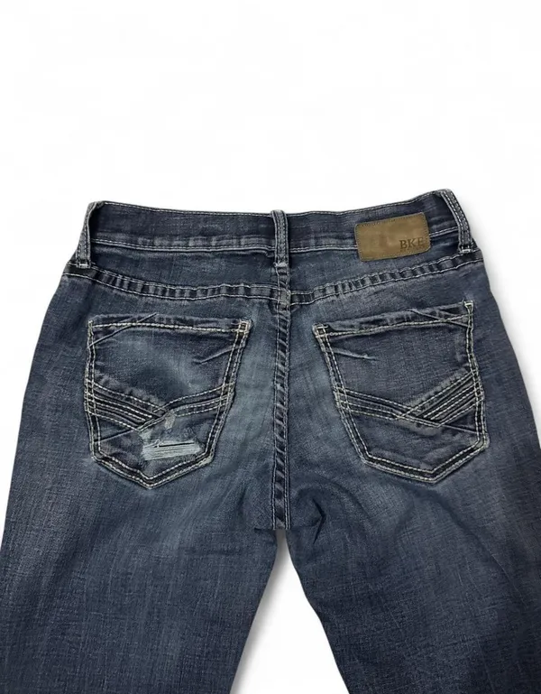BKE Buckle Jeans Jake Straight Leg Blue - Image 3