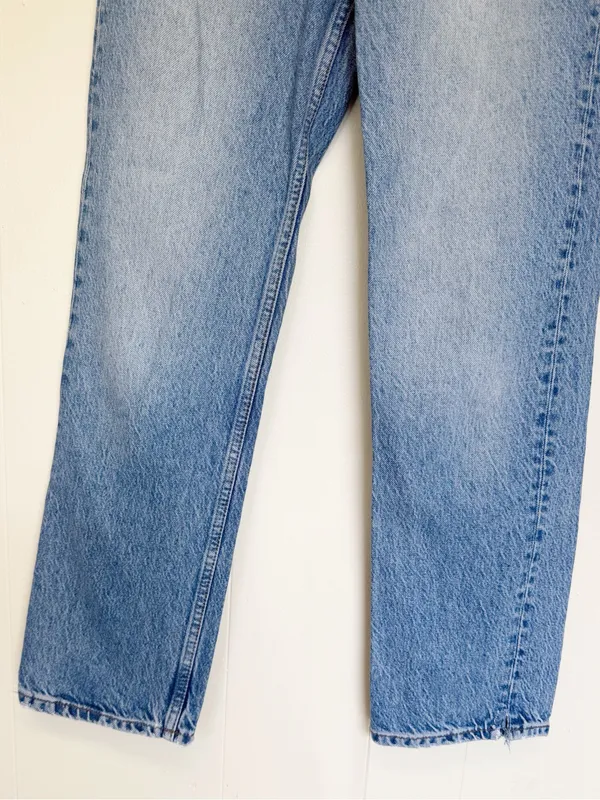 REFORMATION Cynthia High Rise Straight Jean Colorado Wash - Image 7