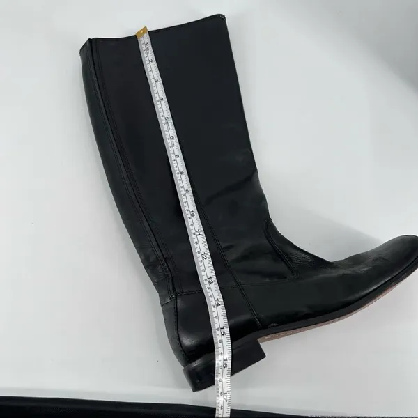 Kenneth‎ Cole Black Leather riding Boots Size 7.5 - Image 11