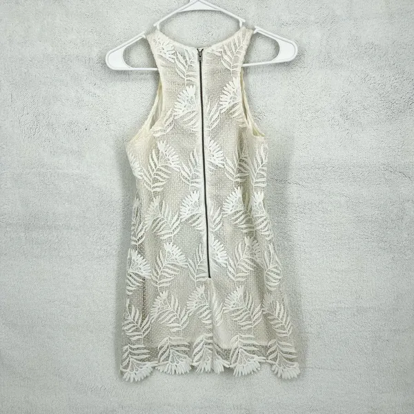 Lovers + Friends Mini‎ Caspian Lace Scallop Sheath Dress Size XS - Image 4