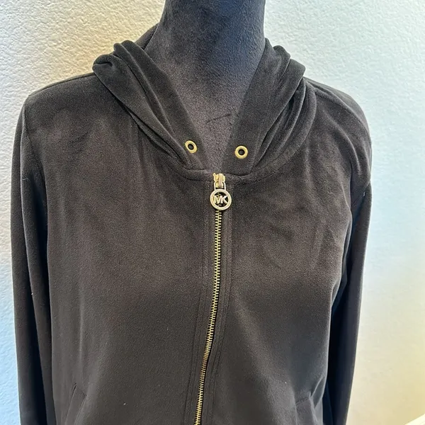 Michael Kors velvet hooded jacket - Image 2