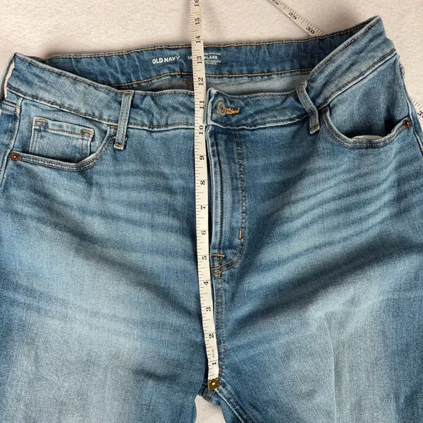Old Navy Extra High Rise Flare Jeans Women's 14 Secret Smooth Pockets Y2k Casual - Image 5
