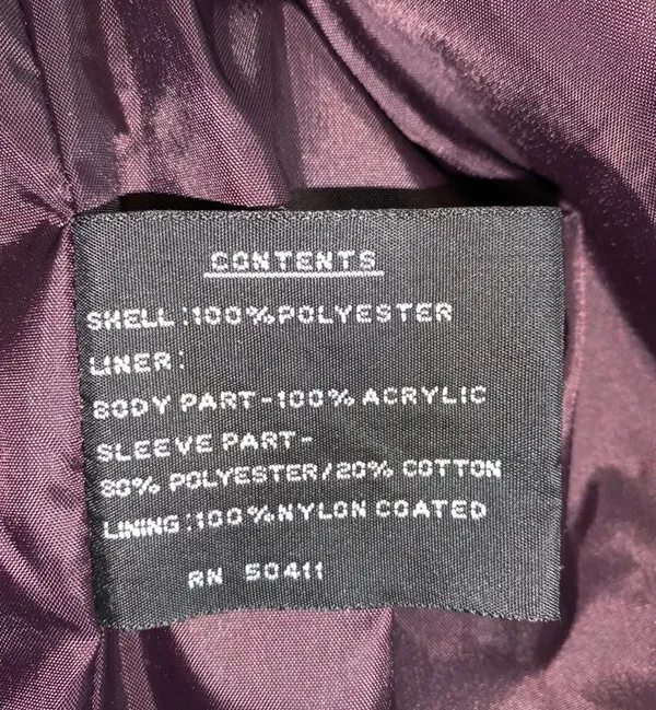FS Limited plum purple double lined removable hooded zip toggle parka coat Small - Image 9