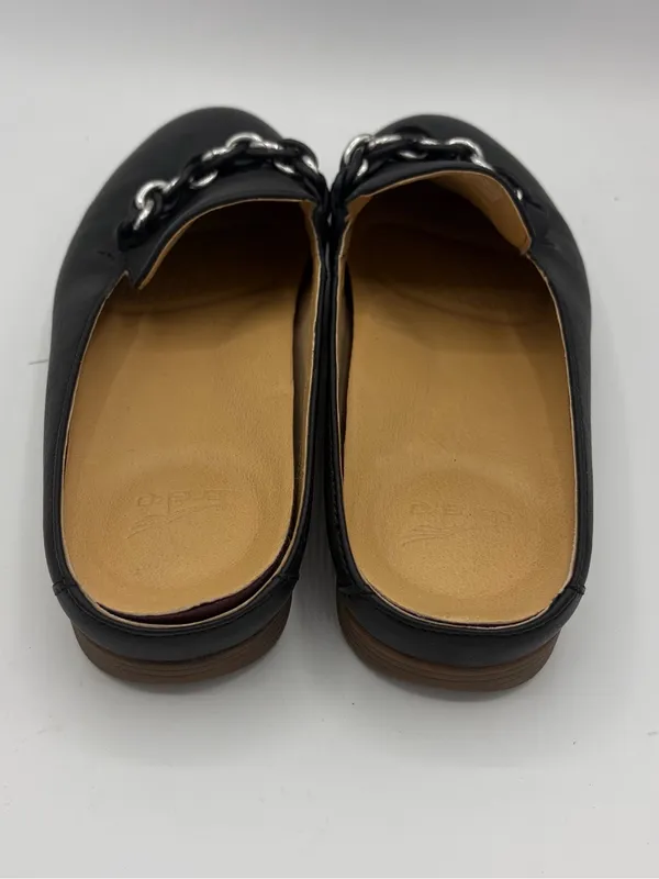Dansko Leora Nappa black leather slip on mule women’s 40/10 chic mature comfort - Image 3