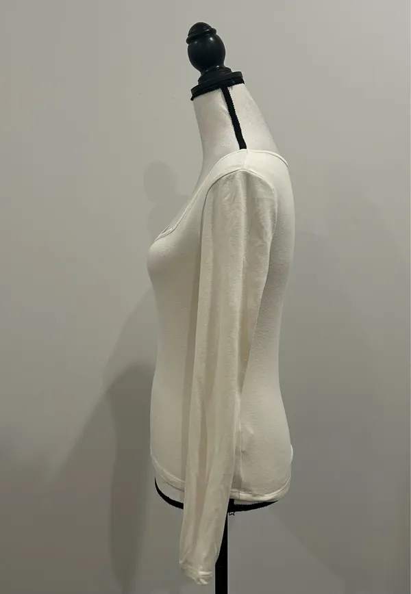 Double Zero Square Neck Top - Image 2