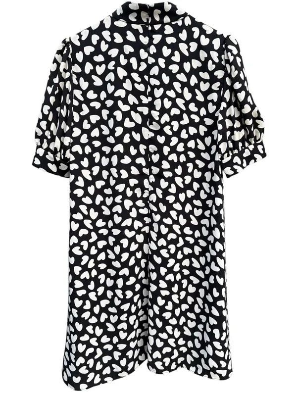 NWT Ann Taylor Heart Puff Sleeve Shift Dress Size Small - Image 9