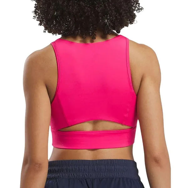 Reebok Womens Id Train High Support Bra 100205239 Bold Pink XS - Image 6