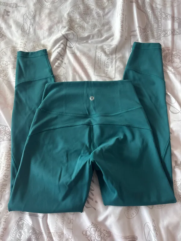 Teal Lululemon Align Leggings - Image 3