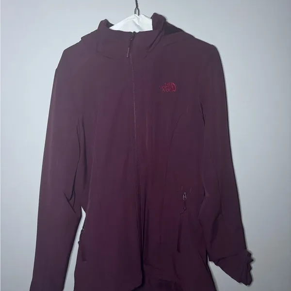 The North Face Purple Ski Jacket Weather-Resistant Hooded - Image 2